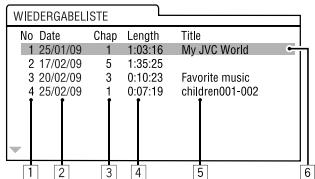 JVC KW-NT1 - Verwebdzbg der Listenschirmbilder - 1