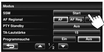 JVC KW-NT1 - Automatische Voreinstellung—SSM (Sequentieller Speicher für starke Sender) (Nur für UKW) - 2