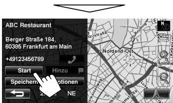 JVC KW-NT1 - Geben Sie die Telefonnummer ein und wählen Sie dann aus der Liste (Seite 19). - 3