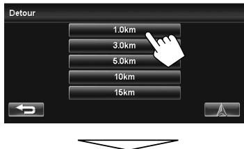 JVC KW-NT1 - Avoiding a congestion ahead - 3