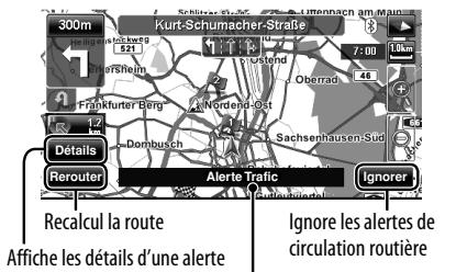 JVC KW-NT1 - Comment les informations TMC sont-elles utilisées dans la navigation - 3