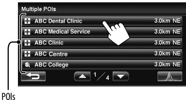JVC KW-NT1 - Touch the position where you want to select as a destination. ( page 15) - 2