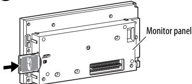 JVC KW-NT1 - Insert an SD card. - 1