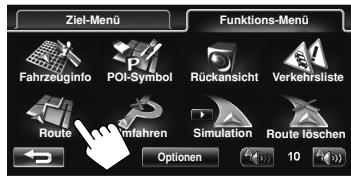 JVC KW-NT1 - Zum Ändern der Abfolge von Ziel/Unterbrechungspunkten - 2