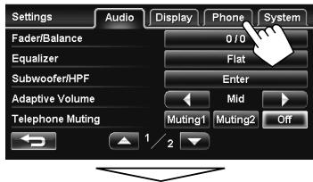 JVC KW-NT1 - Bluetooth mobile phone settings - 3