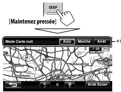 JVC KW-NT1 - Affichage des barres de réglage du moniteur - 1