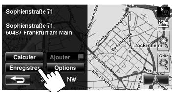 JVC KW-NT1 - Touchez la position que vous souhaitez choisir comme destination. ( page 15) - 3