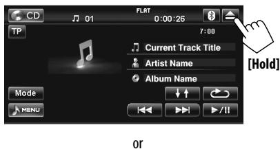 JVC KW-NT1 - How to forcibly eject a disc - 1