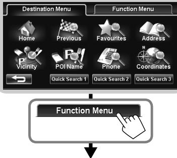 JVC KW-NT1 - Destination Menu - 1
