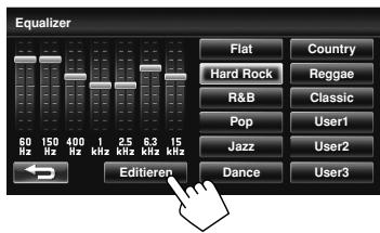 JVC KW-NT1 - Speichern Ihrer eigenen Einstellungen - 1