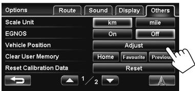 JVC KW-NT1 - Adjusting the vehicle position - 3