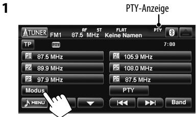 JVC KW-NT1 - Aktivieren/Deaktivieren von TA/PTY-Standbyempfang - 3