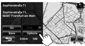 JVC KW-NT1 - Changing route options - 1
