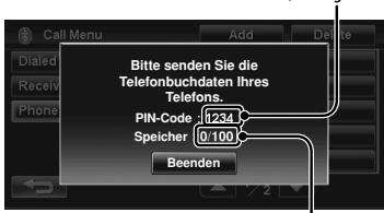 JVC KW-NT1 - Kopieren des Telefonbuchs - 2