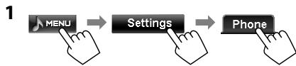 JVC KW-NT1 - Deleting a registered Bluetooth mobile phone - 1