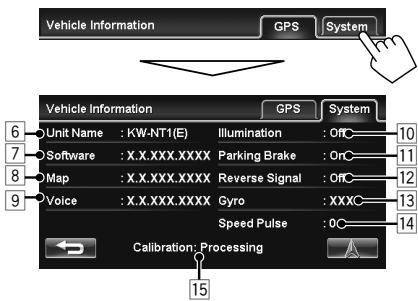 JVC KW-NT1 - Checking the information of the navigation system - 3