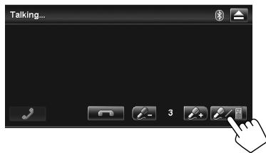 JVC KW-NT1 - Switching between handsfree mode and phone mode - 1