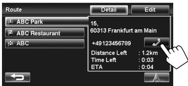 JVC KW-NT1 - Making a call while operating on the navigation system - 2