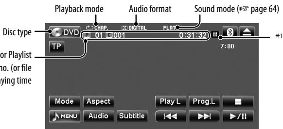 JVC KW-NT1 - Caution for DualDisc playback - 2