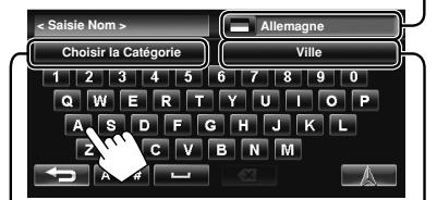 JVC KW-NT1 - Entrez le nom d'un POI, puis choisissez la destination dans la liste (page 19). - 1