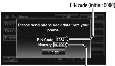 JVC KW-NT1 - Copying the phone book - 2