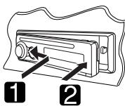 JVC KD-G431 - Collegamento del pannello di comando - 1