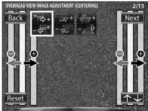 KENWOOD CMOS-200 - Réglages de l'image vue de dessus (centre) - 1