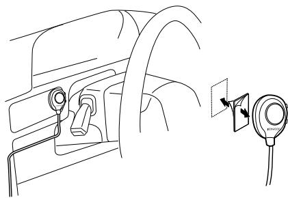 KENWOOD CMOS-200 - Nettoyez la surface d'installation du commutateur. - 1