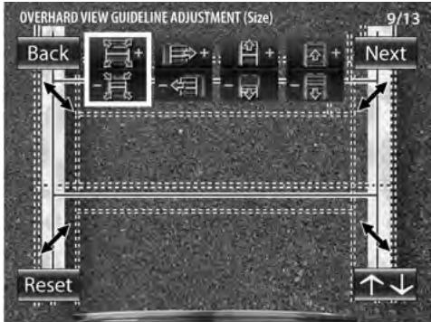 KENWOOD CMOS-200 - Regolazione delle linee guida in visualizzazione generale (dimensioni) - 1