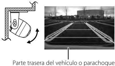 KENWOOD CMOS-300 - Instalación de la cámara/ajuste de su ángulo - 4