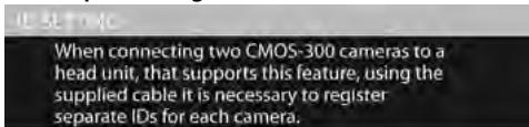 KENWOOD CMOS-300 - Camera-identificatie instellen - 1