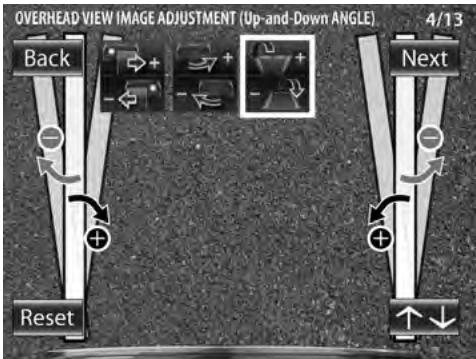 KENWOOD CMOS-300 - Réglage de l'image vue de dessus (angle haut et bas) - 1