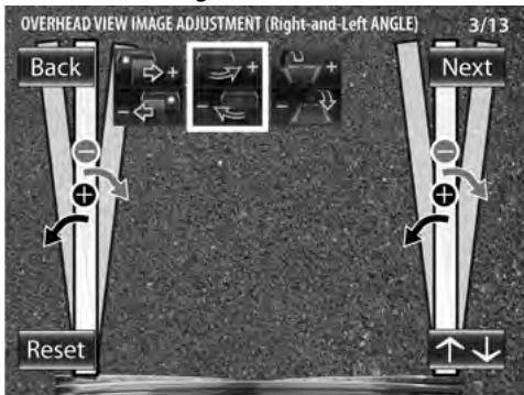 KENWOOD CMOS-300 - Seleccione "OVERHEAD VIEW IMAGE ADJUSTMENT (Right-and-Left ANGLE)" - 1