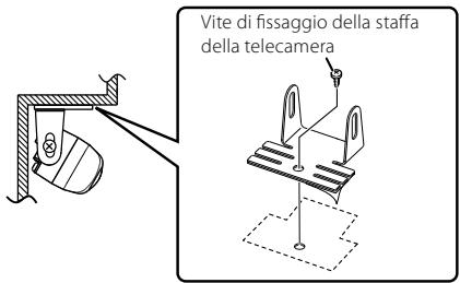 KENWOOD CMOS-300 - Installazione della telecamera/regolazione dell'angolazione - 5