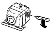 KENWOOD CMOS-300 - Installing the Camera/Adjusting its angle - 1