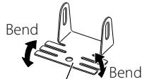 KENWOOD CMOS-300 - Installing the Camera/Adjusting its angle - 2