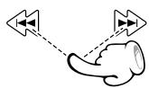 KENWOOD DVF-3080 - Press and hold the | or  key repeatedly. - 2