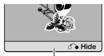 KENWOOD DVF-3080 - To hide the menu bar (only for JPEG files) - 1