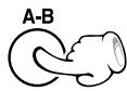 KENWOOD DVF-3080 - Press the A-B key again to choose a scene (sound) as the end point. - 1