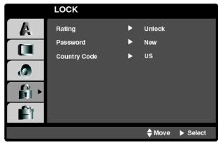 KENWOOD DVF-3080 - LOCK(Parental Control) - 1