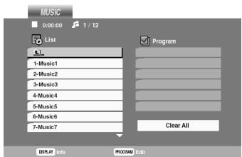 KENWOOD DVF-5400 - Using the TV screen to start playback CD MP3 WMA - 2