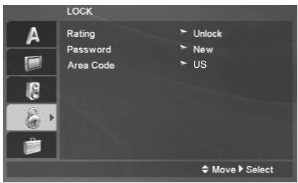 KENWOOD DVF-5500 - LOCK (Parental Control) - 1