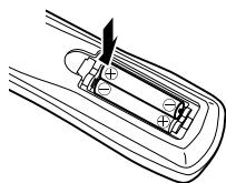 KENWOOD DVF-8100 - Loading batteries - 2