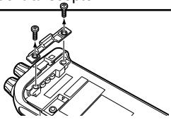 KENWOOD TK-2160 - COLOCACION DEL GANCHO PARA CINTURON - 1