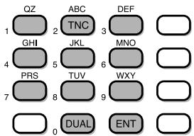 KENWOOD TH-D7A - KEYPAD DIRECT ENTRY - 4