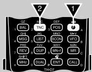KENWOOD TH-D7A - TONE FREQ. ID - 1