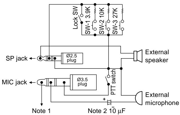 KENWOOD TH-D7A - CONNECTING EQUIPMENT FOR REMOTE CONTROL - 1