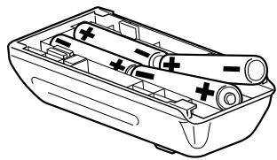 KENWOOD TH-D7A - INSTALLING ALKALINE BATTERIES - 2