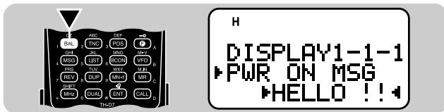 KENWOOD TH-D7A - POWER-ON MESSAGE - 1
