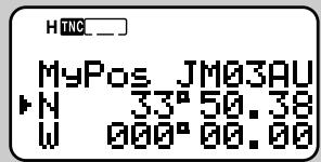 KENWOOD TH-D7A - ENTERING LATITUDE/ LONGITUDE DATA - 2